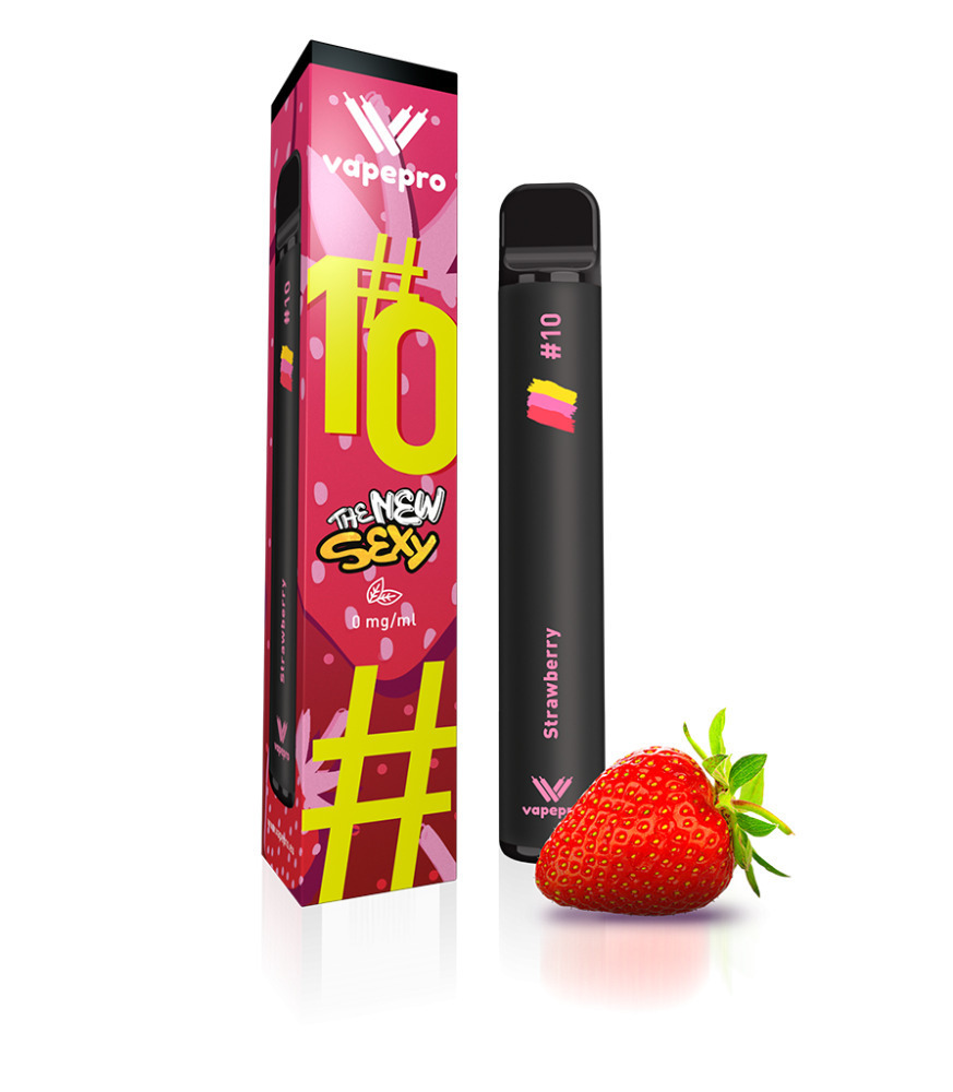 Vapepro Strawberry #10 Pen Kit 2ml nicotine free